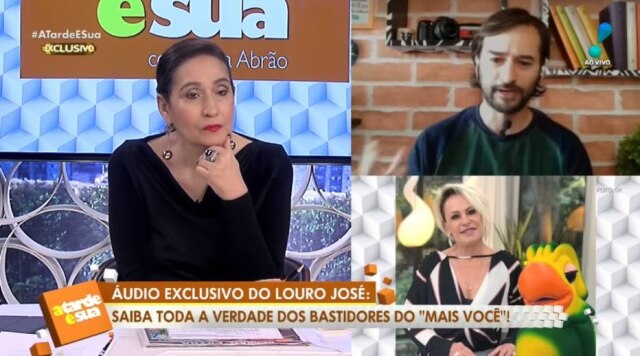 Reprodução de 'A Tarde É Sua' (2020) / RedeTV! Sonia Abrão fala sobre a morte de Tom Veiga, o Louro José, no 'A Tarde É Sua'
