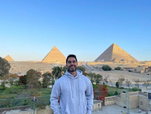 Instagram/ @drvictorsorrentino Médico Victor Sorrentino no Egito.