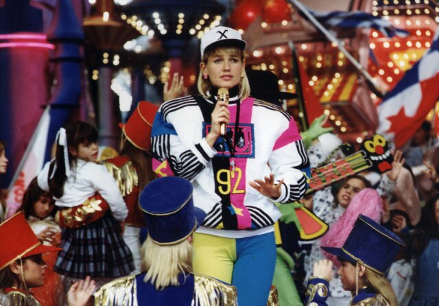 TV Globo O 'Xou da Xuxa', atração da Globo comandada pela apresentadora Xuxa Meneghel entre 1986 e 1992.
