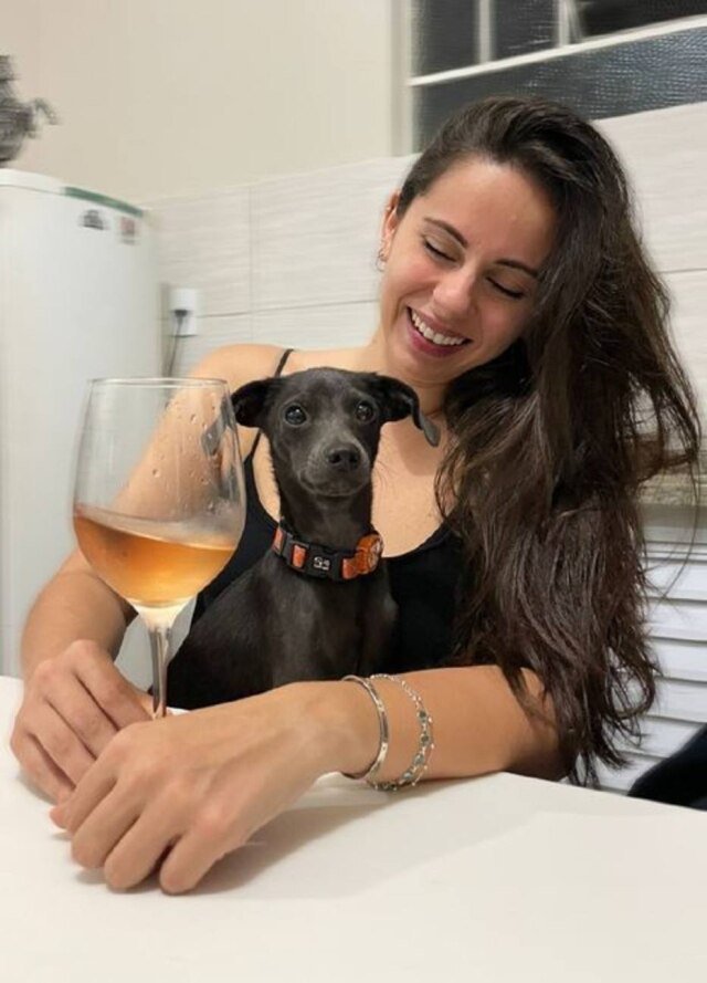 Arquivo pessoal Stefany Cadamuro Fernandes encontrou seu cachorro Tyson através de app.