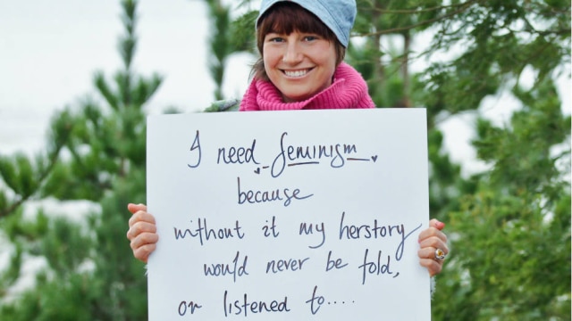 Laura Forest/Creative Commons "Eu preciso do feminismo porque, sem ele, minha história nunca seria contada ou ouvida"