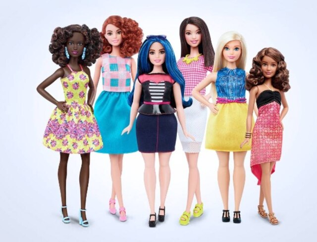 Divulgação Nova linha de Barbies tem a intenção de fazer com que as meninas se identifiquem com suas bonecas.