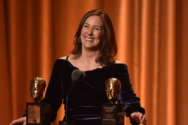 Robyn Beck/AFP Kathleen Kennedy, produtora de 'Star Wars'.