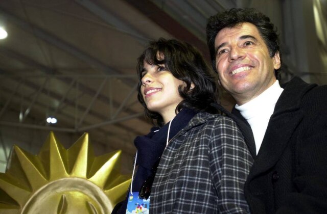 Andrea Graiz / Estadão Maria Ribeiro e Paulo Betti em foto de agosto de 2002.