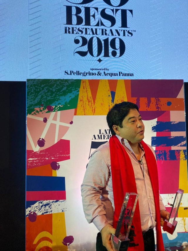 Renata Mesquita/Estadão O chef Mitsuharu Tsumura, o Micha, do peruano Maido, eleito o melhor da América Latina pelo terceiro ano consecutivo.