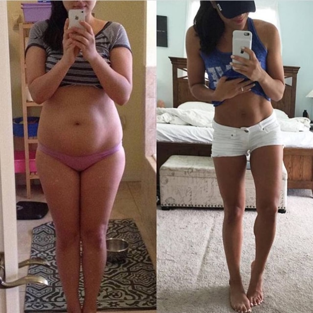 Instagram/ @jaeatleta Maggie Fierro perdeu 11 quilos mantendo uma rotina de exercícios em casa