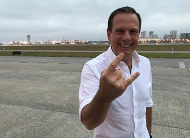 Instagram / @jdoriajr O prefeito de São Paulo, João Doria (PSDB-SP), preparando-se para o Rock In Rio