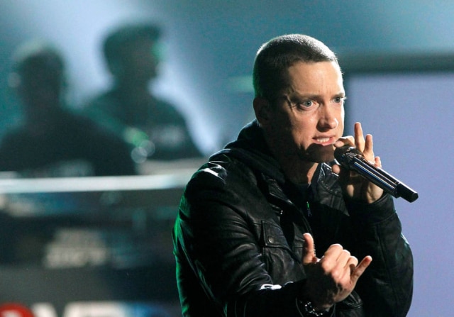 Mario Anzuoni / Reuters O rapper Eminem
