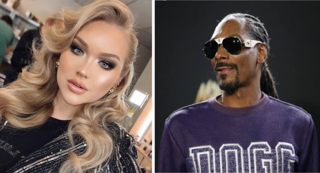 Instagram/@nikkietutorials / REUTERS/Danny Moloshok Youtuber Nikkie Tutorials convida o rapper Snoop Dogg para narrar tutorial de maquigem.
