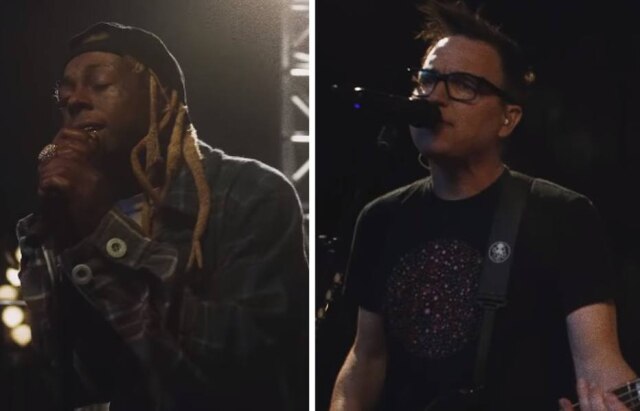 YouTube / @blink-182 Lil Wayne e Blink-182