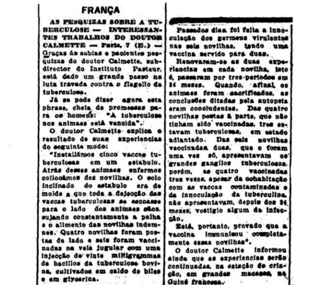 Acervo/Estadão Estadão - 08/01/1921