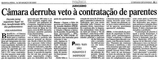 Acervo/Estadão > Estadão - 16/3/2000