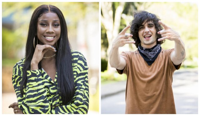 Globo/João Cotta Camilla de Lucas e Fiuk, finalistas do 'Big Brother Brasil 21'