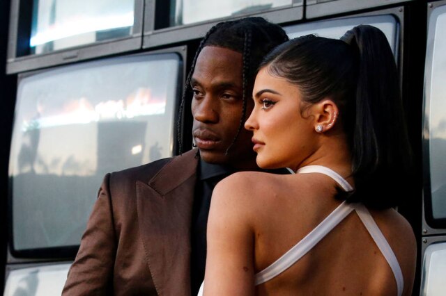 REUTERS/Mario Anzuoni Travis Scott e Kylie Jenner vão trocar o nome do segundo filho, que se chamaria Wolf. Eles já são pais de Stormi, de 4 anos.