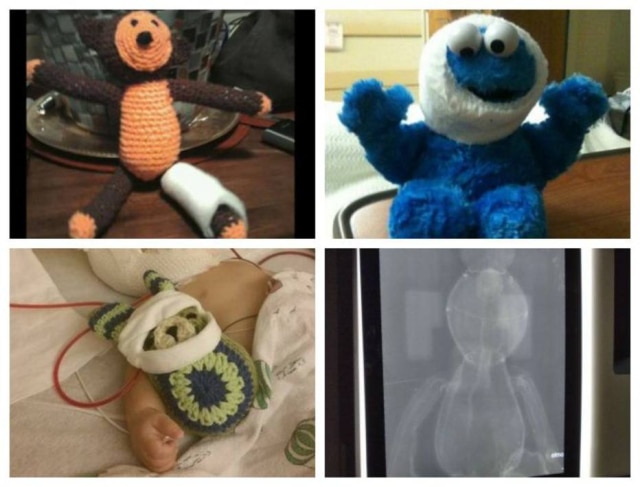 Reprodução/Facebook Na postagem, mães compartilharam fotos de brinquedos dos filhos também atendidos pelo hospital