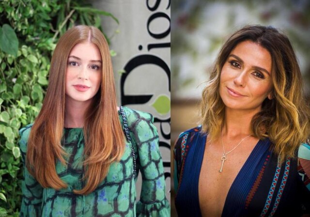 Nathalie Linide e Beatriz Ferreira/ SpaDios e João MIguel Júnior/Globo Marina Ruy Barbosa e Giovanna Antonelli fazem tratamentos para estimular o crescimento dos cabelos