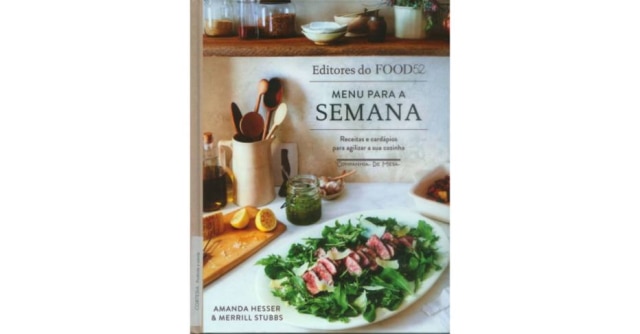 Reprodução Capa do livro Menu para a semana