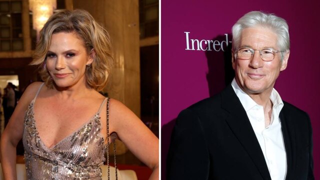 Denise Andrade/ESTADAO | REUTERS/Jonathan Ernst A apresentadora Maria Cândida e o ator Richard Gere