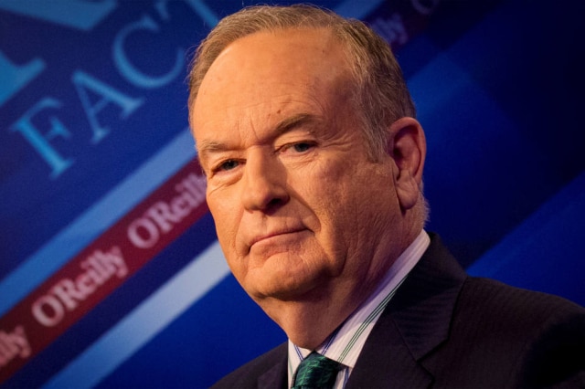 Brendan McDermid/Reuters O jornalista Bill O'Reilly em seu programa "The O'Reilly Factor" no canal Fox News, no Estados Unidos