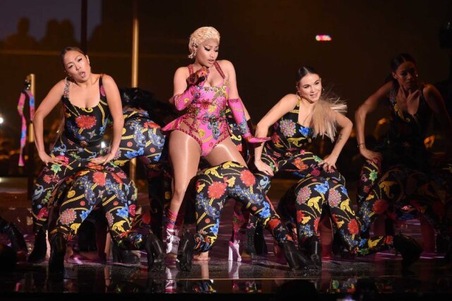 Stuart C. Wilson/Pool via REUTERS Nicki Minaj se apresenta no MTV Europe Music Awards, em novembro de 2018