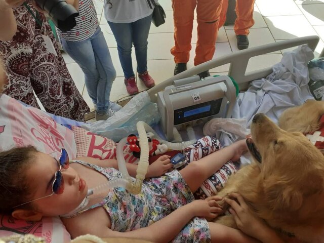 Shirlene Fernandes / Acervo Pessoal Maria Nicole e o cachorro Thor.