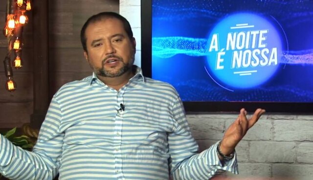 Facebook / @RecordTV.Comunicacao Geraldo Luís, apresentador do 'A Noite É Nossa'