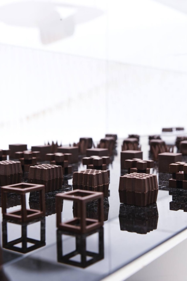 Marcelo Lima Chocolates desenhados pelo designer Oki Sato, especialmente para a mostra na Maison & Objet