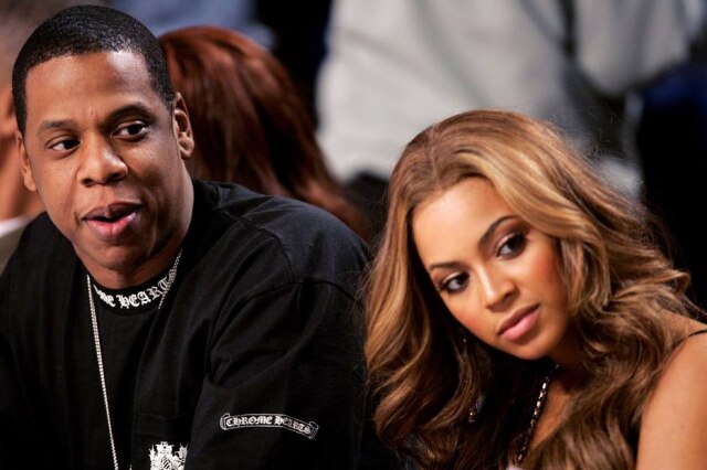 John Gress/Reuters Beyoncé e Jay-Z são figuras frequentes em jogos da NBA, principalmente em Los Angeles, onde eles moram
