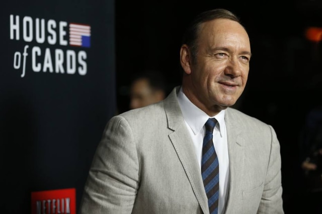 REUTERS/Mario Anzuoni O personagem Frank Underwood rendeu a Kevin Spacey o prêmio de melhor ator no Globo de Ouro de 2015.