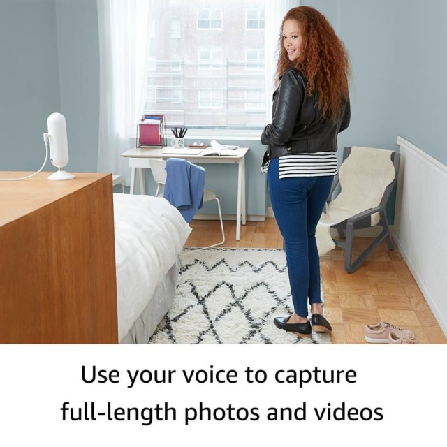 Divulgação Amazon Por comando de voz, a câmera do Echo Look pode fotografar e filmar seus looks