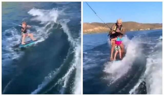 Instagram/@pedroscooby O surfista Pedro Scooby e os filhos.