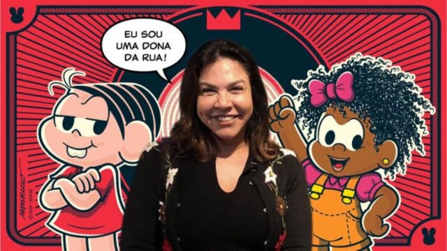 Divulgação/IMSP A 'Turma da Mônica' agora poderá fazer parte das chamadas de vídeo a partir de fundos divertidos