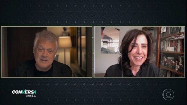 Rede Globo / Reprodução Fernanda Torres participou do 'Conversa com Bial' na segunda-feira, 29