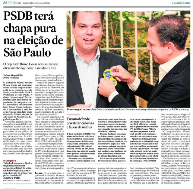 Acervo/Estadão >> Estadão - 21/07/2016