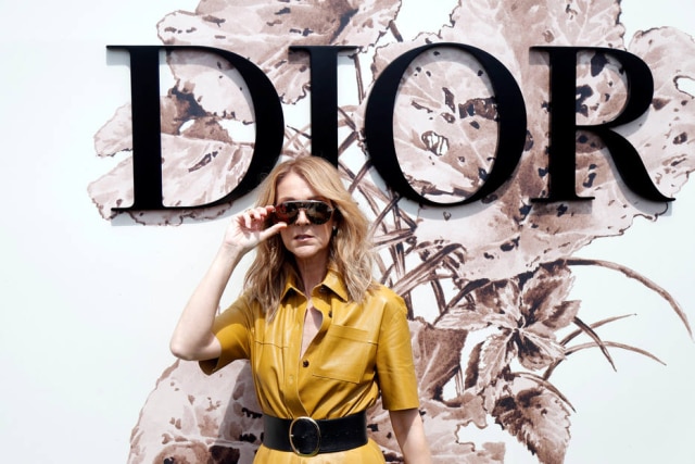REUTERS/Charles Platiau Céline Dion foi uma das convidadas do desfile da Dior