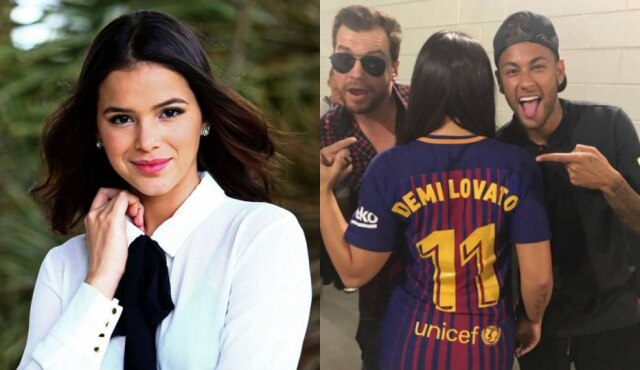 Fabio Motta/Estadão | Instagram/@daveophilly Neymar e Marquezine terminaram namoro em junho e suposto affair entre o jogador e Demi Lovato tem circulado na redes sociais