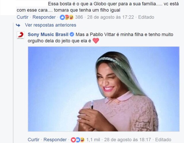 Facebook/sonymusicbrasil .