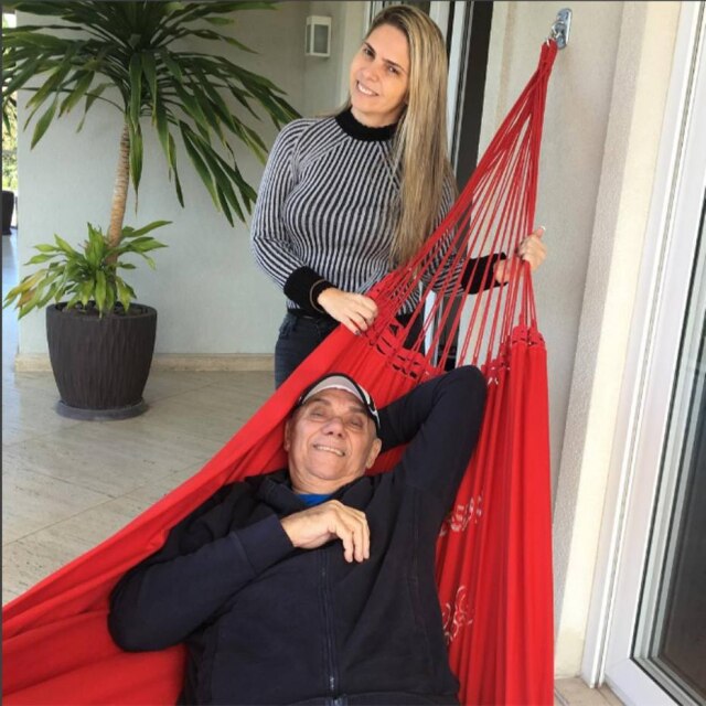 Instagram/marcelorezende.oficial Marcelo Rezende e namorada, Luciana Lacerda.