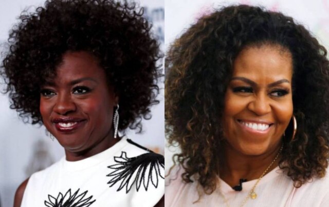 Mario Anzuoni/Reuters/ REUTERS/Yen Duong A atriz Viola Davis e Michelle Obama.