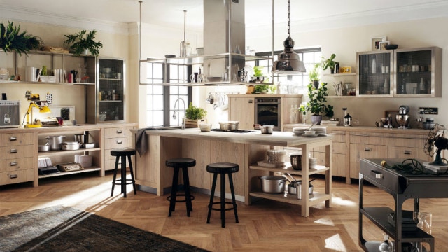 Diesel Social Kitchen: cozinha lançada pela Scavolini que permite diferentes configurações