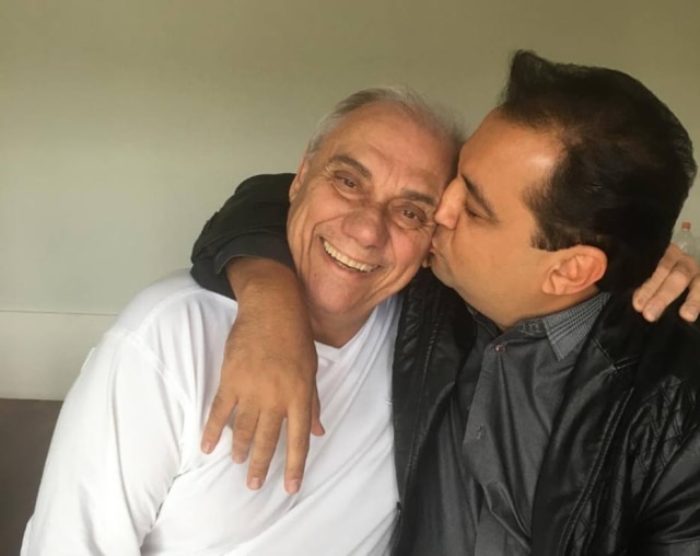 Instagram/@geraldobalanca Marcelo Rezende foi diagnosticado com câncer no início deste mês