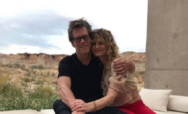 Instagram/@kikkosedg O ator Kevin Bacon e a atriz Kyra Sedgwick.