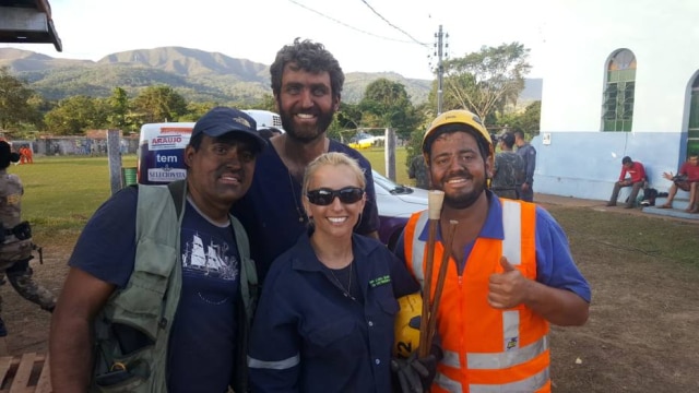 Divulgação/ CRMV-MG Coordenada pelo CRMV-MG, a equipe da Brigada Animal realiza resgate em Brumadinho.