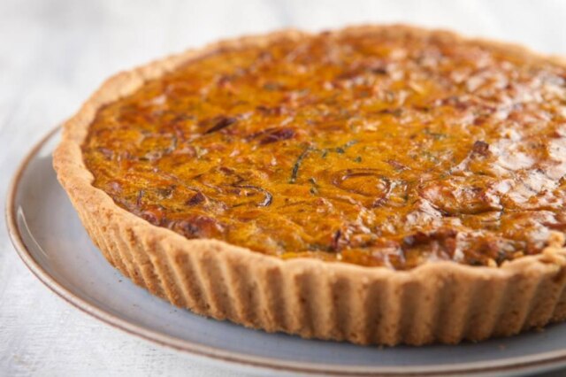 Codo Meletti|Estadão Torta de abóbora e couve.