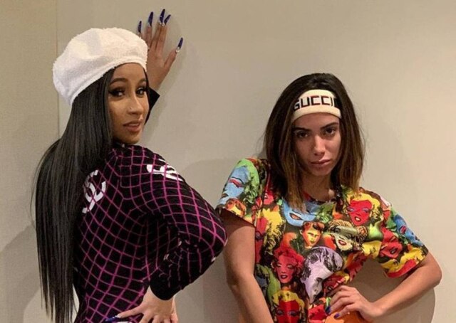 Instagram/@anitta Cardi B e Anitta se unem para parceria musical.