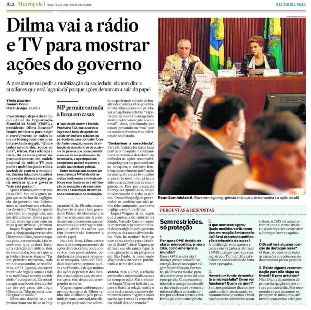 Acervo/Estadão > Estadão - 02/2/2016
