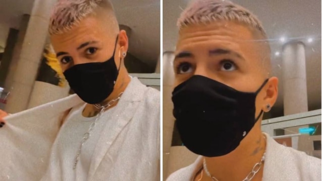 Reprodução Instagram / @biel O cantor Biel contou em vídeo que foi expluso do restaurante Terraço Itália