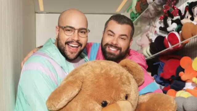 Instagram/ @tiagoabravanel Tiago Abravanel e Fernando Poli