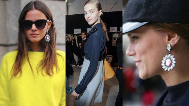 Reprodução Brinco de um lado só aparece em fotos de streetstyle