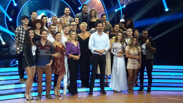 Gabriel Perline/Estadão Elenco da primeira temporada de 'Dancing Brasil', apresentado por Xuxa
